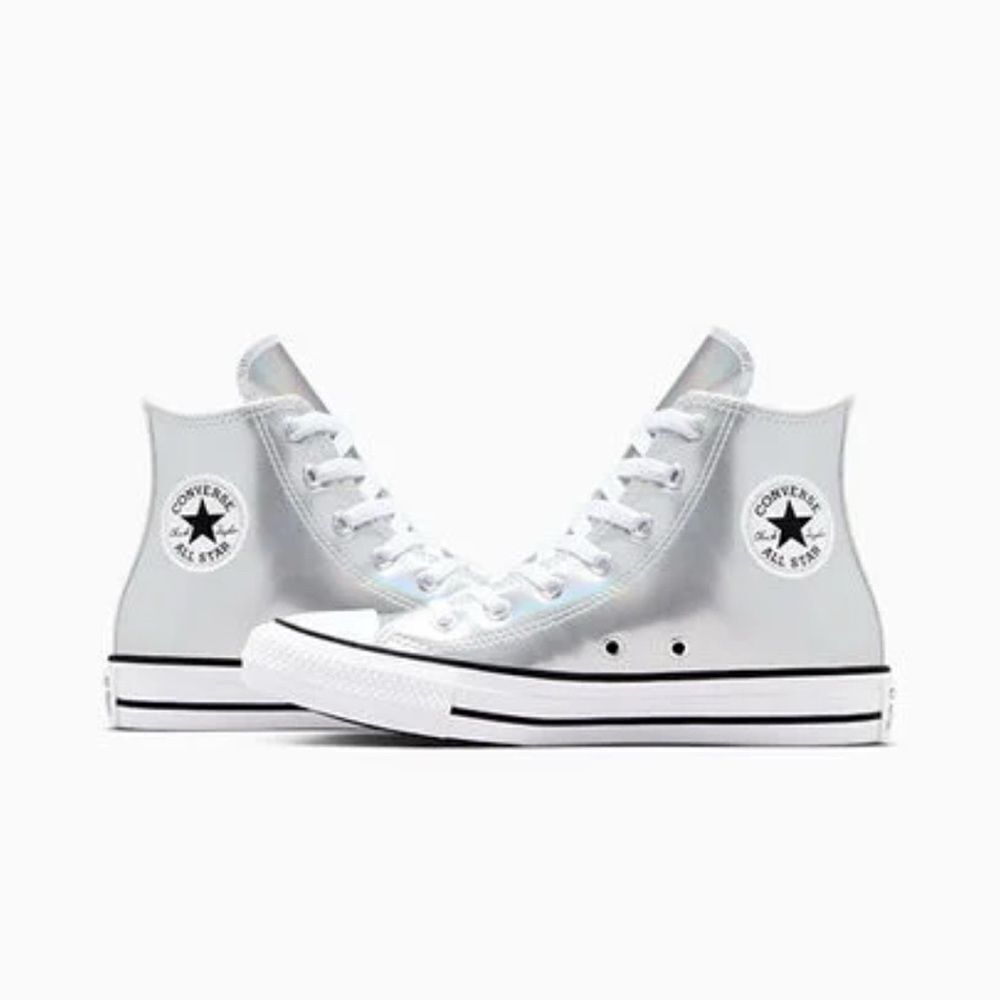 Converse Chuck Taylor All Star Metallic Hightop Sneakers Shoes Size 8 - Picture 15 of 17